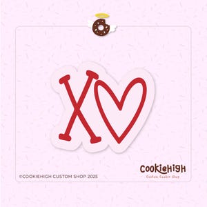 Xo Plaque Cookie Cutter Set .Stl + PNG Image of Eddie! | Instant download!