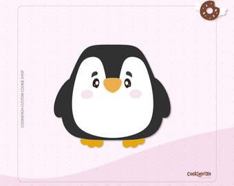 Chunky Penguin Cookie Cutters .Stl | Instant download!