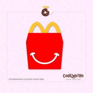 Happy MC Meal Cookie Cutter Set .Stl + PNG Image of Eddie! | Instant download!
