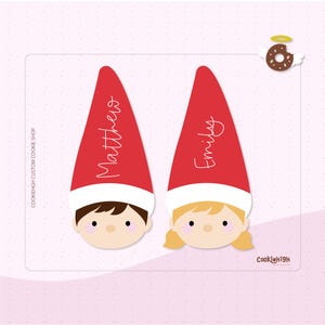 Tall Elf Face Cookie Cutter .Stl + PNG Image of Eddie!  | Instant download!
