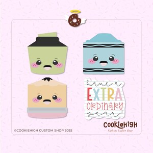 Cute Back To School 2025 Cookie Cutter .Stl+ PNG Image of Eddie! | Instant download!