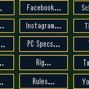 Zelda Link To The Past LTTP Twitch Panels