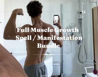 Strongest Muscle Growth Spell / Desired Body Spell Bundle - Start Seeing Results In Four Days