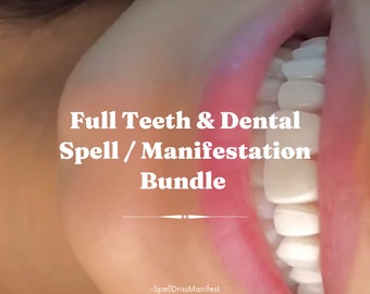 Strongest Dental / Teeth Spell / Desired Teeth Spell Bundle - Target The Health And Aesthetics Of You Teeth