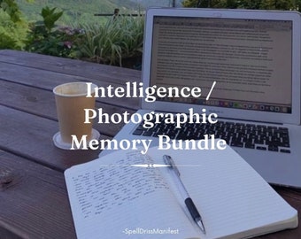 Powerful Intelligence, Photographic Memory Spell, Custom Mind Enhancement Spell, Boost Focus, Learning Mental Sharpness