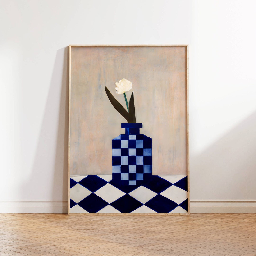 Alternative Art Print for Home Unique Designed Checkered Instant ...