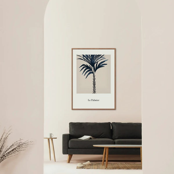 Chique and unique minimalistic wall art - large scandinavian abstract print - instant download - le Palmier - great print for gallery wall