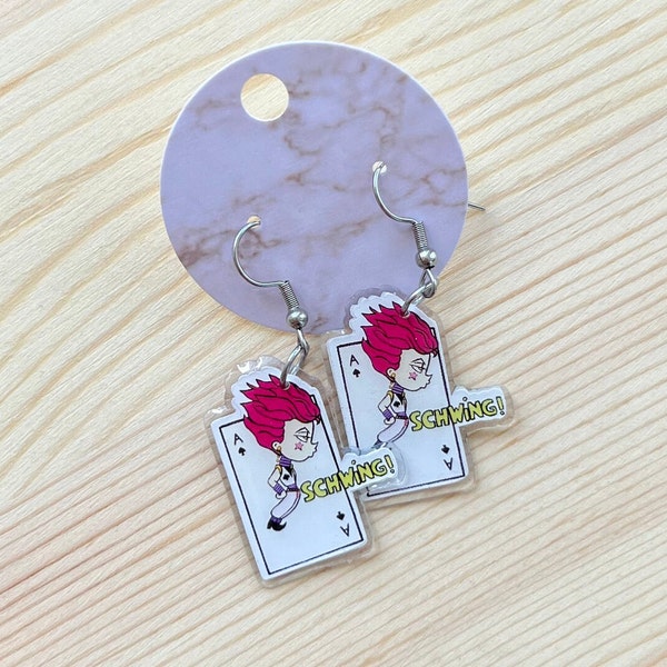 Hisoka earrings etsy Clearance