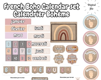 Franse Boho Kalender - Calendrier Bohème