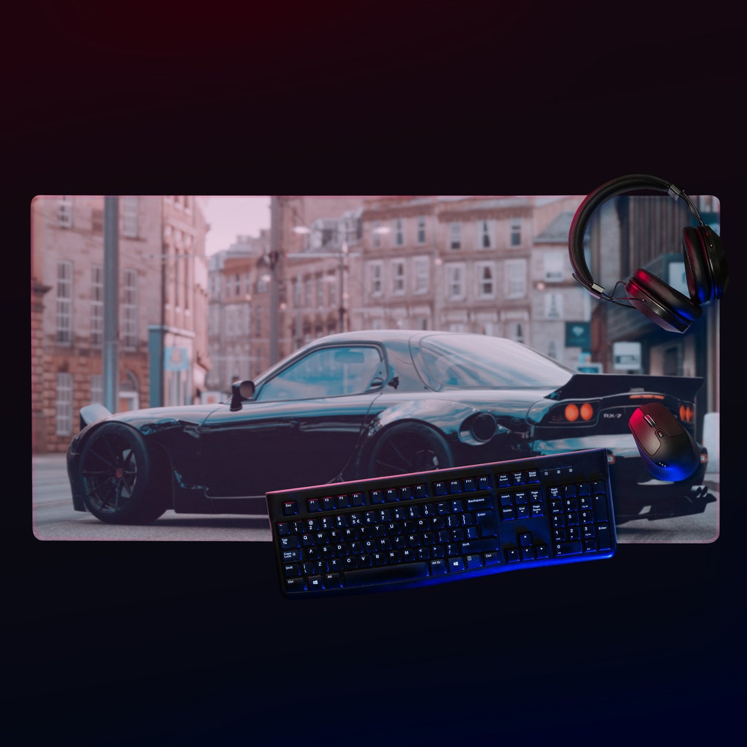 Mazda RX 7 Gaming Mousepad JDM Mousepad Big Mousepad Comfort in Gaming ...