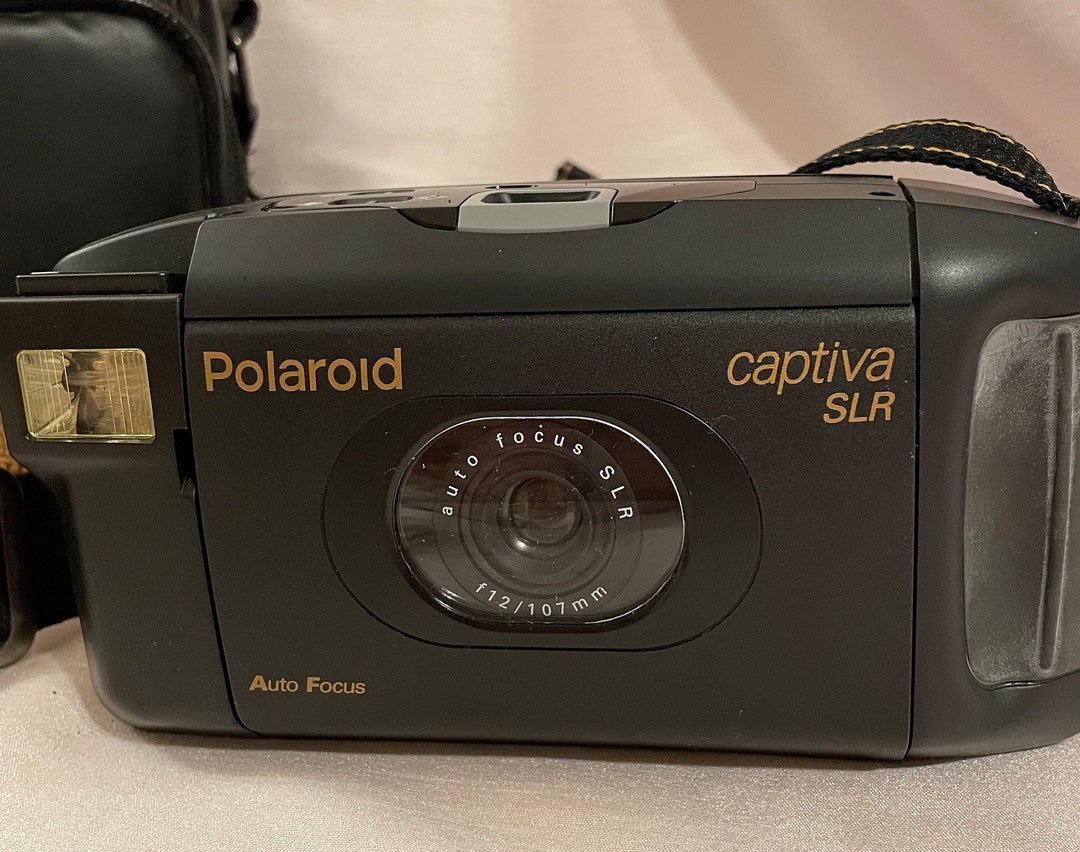 Camera Polaroid Captiva SLR With Mohawk Case Vintage 90s Etsy