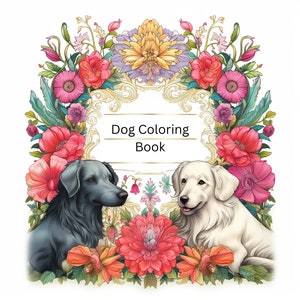 Dog coloring book