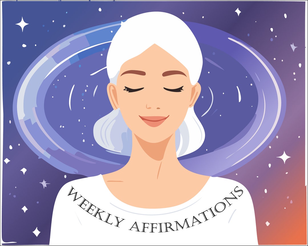 Weekly Positive Weekly Positive Affirmations - Etsy