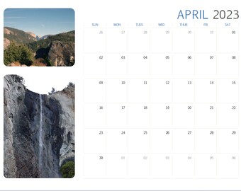 Monthly digital printout planner