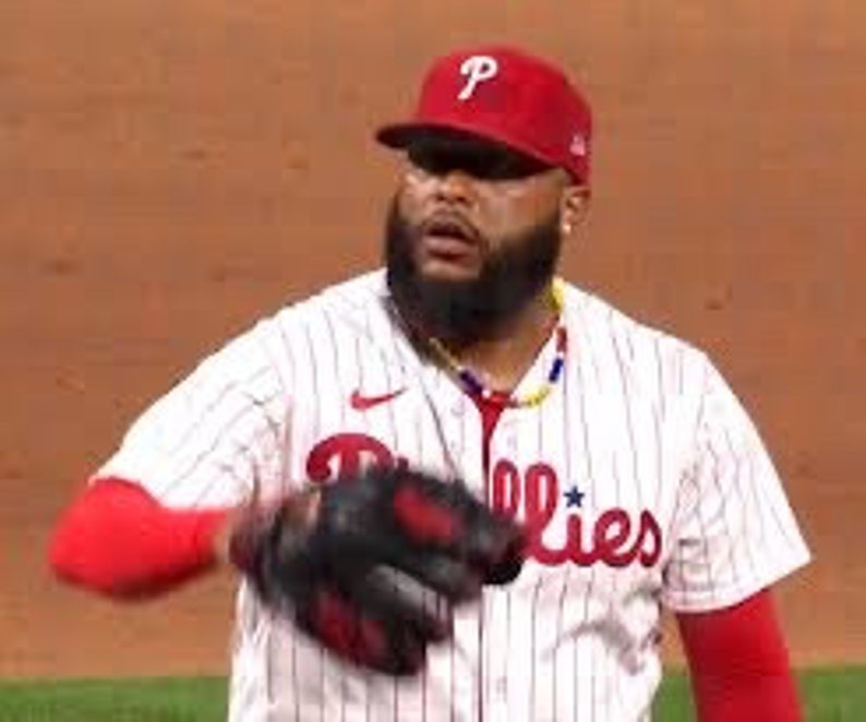 Froot Loop Necklace Beaded Baseball Phillies Rhinestone Bead Etsy