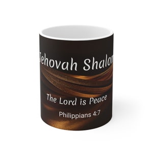 Names Of God Ceramic Mug 11oz Jehovah Shalom