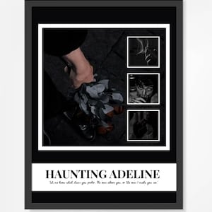 Haunting Adeline by H.D. Carlton Poster - Digital Download, Poster, Wall Art, Books, BookTok, Book lovers, Hunting Adeline, dark romance