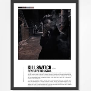 Kill Switch by Penelope Douglas Poster - Digital Download, Poster,Art, Books, BookTok, Devils Night Series, Romance, Smut, Damon and Winter
