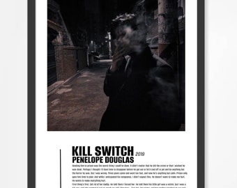 Kill Switch di Penelope Douglas Poster - Download digitale, Poster, Arte, Libri, BookTok, Devils Night Series, Romance, Smut, Damon e Winter