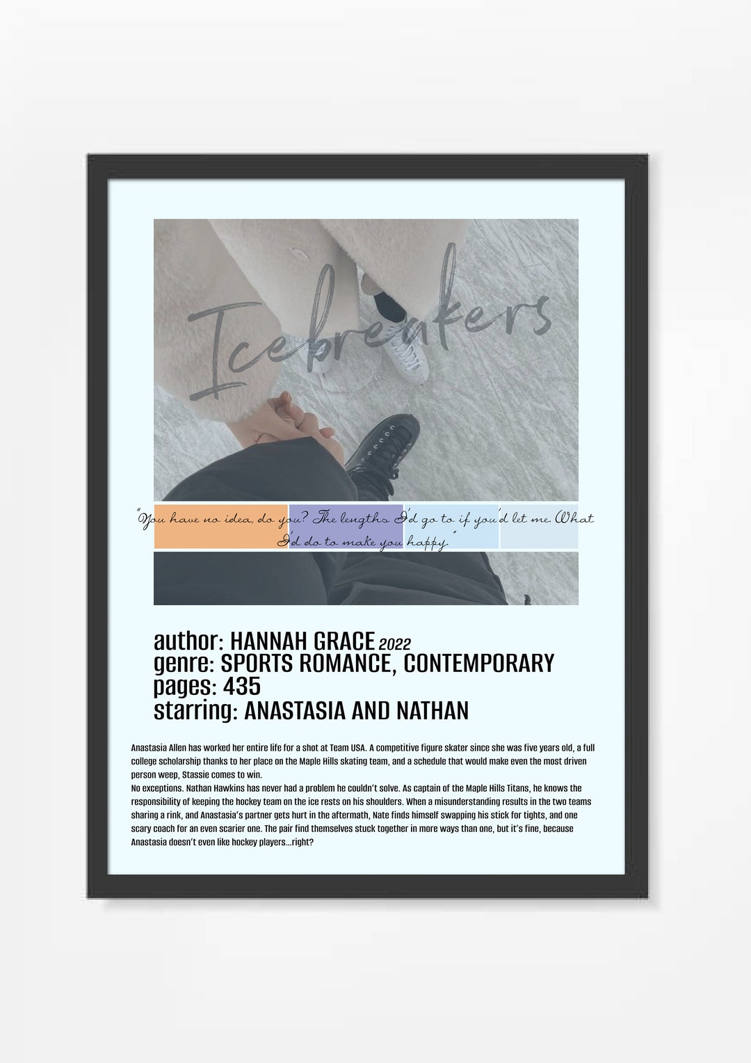 Icebreakers by Hannah Grace Poster Digital Download Poster Etsy