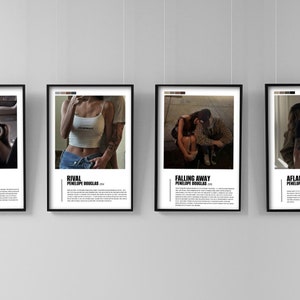 Fall Away Series door Penelope Douglas Poster - 4 x Digitaal Downloadpakket, Poster, Kunst, Boeken, BookTok, Devils Night Series, Romantiek, Smut