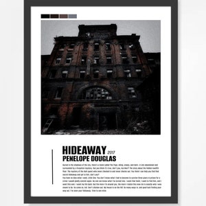Hideaway by Penelope Douglas Poster - Digital Download, Poster,Art, Books, BookTok, Devils Night Series, Romance, Smut, Kai and Banks