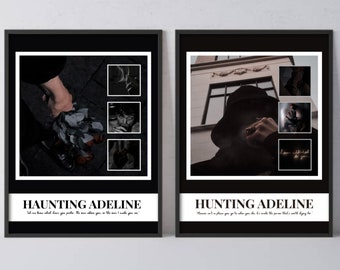 Serie Cat and Mouse Duet de H.D. Carlton Poster - Descarga digital 2x, Póster, Arte, Libros, BookTok, Haunting/Hunting Adeline, romance oscuro