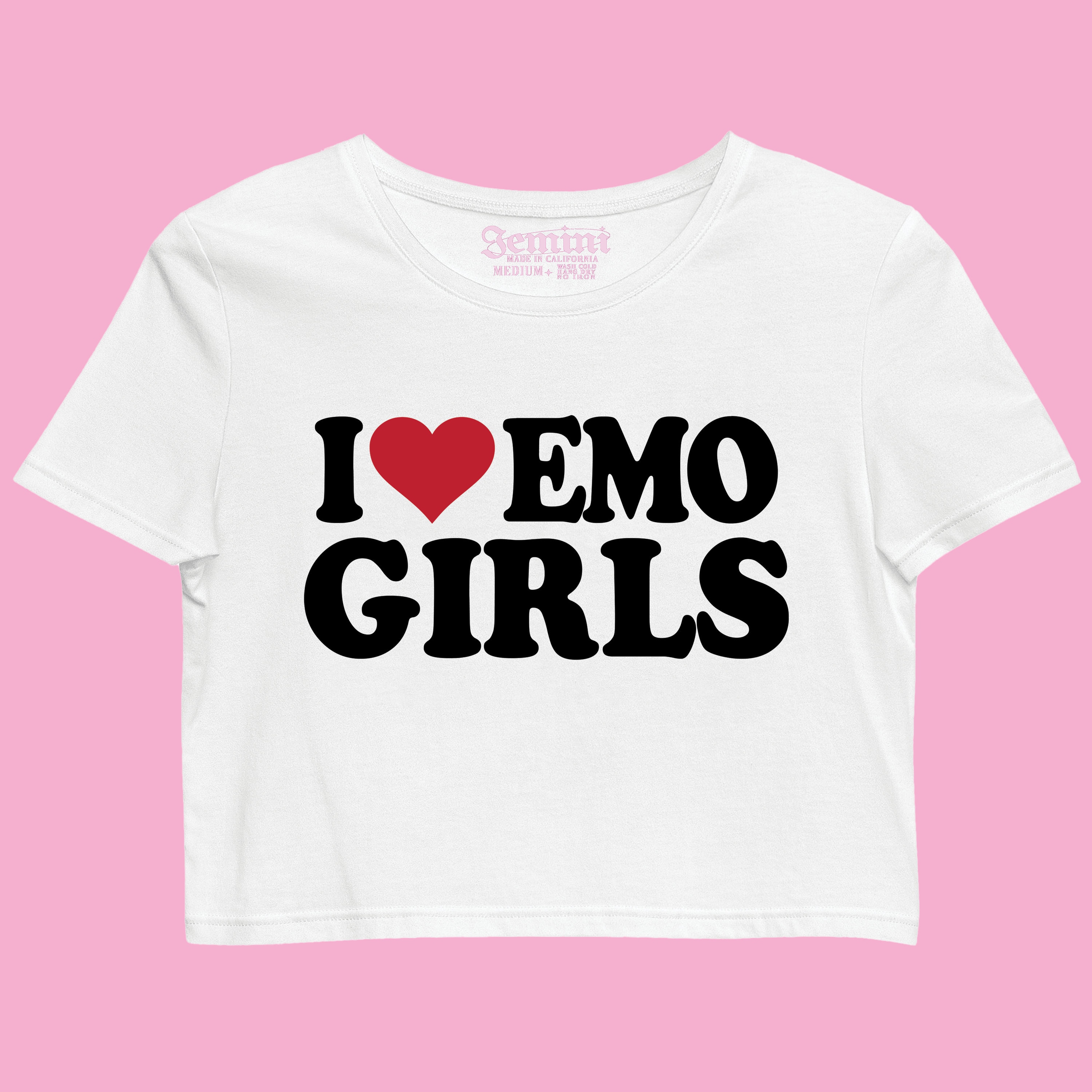  Love Emo Girls Heart Trendy Egirl Teens Goth Punk T