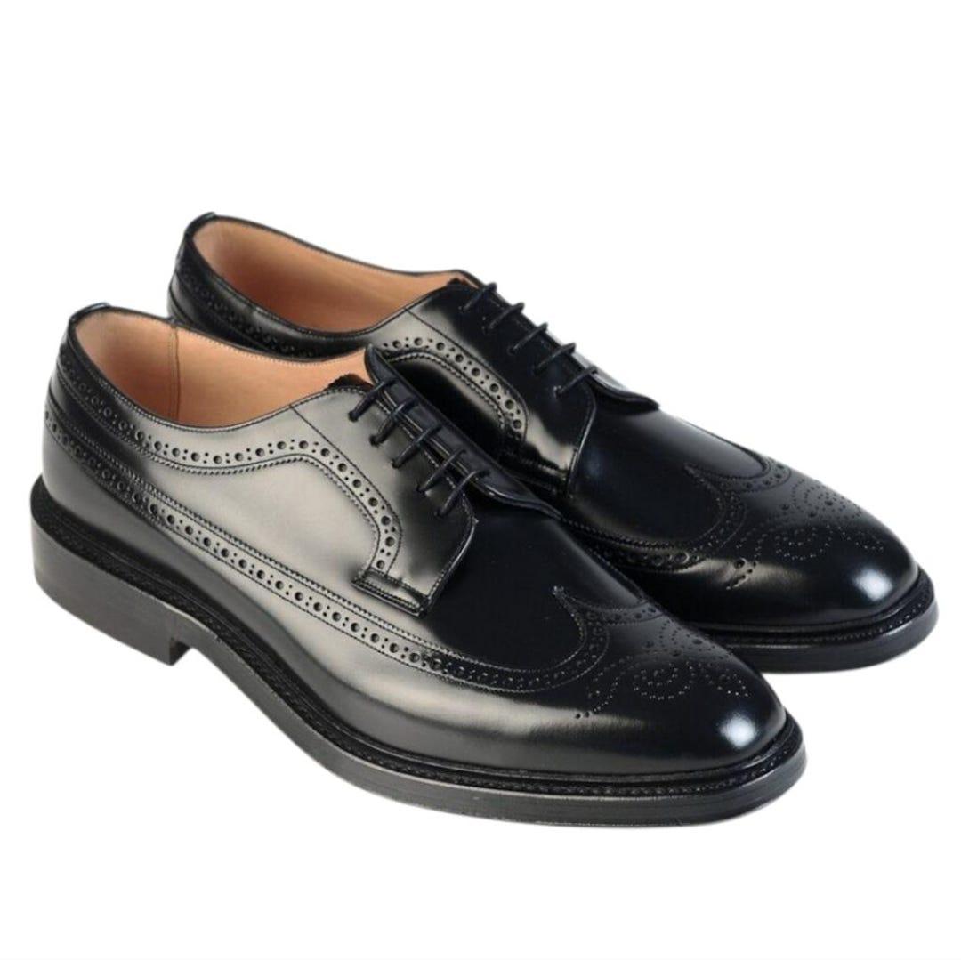 Matthew Dack Dufferin - Black Polished - Leather Sole Shoes - Men\'s 1_efbefed4-61c0-464b-9312-  main image 2