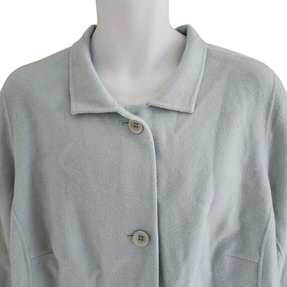 Talbots Wool Blend Double Faced Button Up Lightwe… - image 3