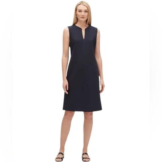 sachin and babi light blue dress Lafayette 148 New York Fringed Sheath Dress - Black Multi main image 1
