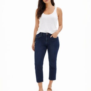 Anthropologie Pilcro Cropped Jeans Women's Sz 34 image 1