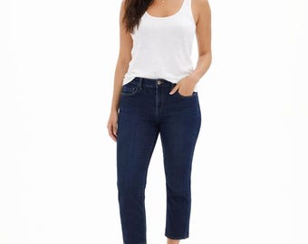 Anthropologie Pilcro Cropped Jeans Women's Sz 34
