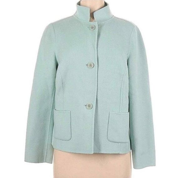 Talbots Wool Blend Double Faced Button Up Lightwe… - image 1