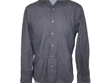 Eton Slim Fit Check Dress Shirt - Men's