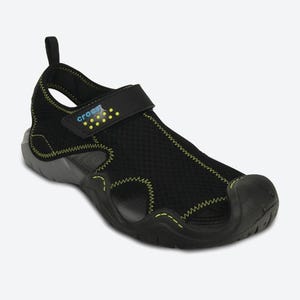 Crocs Swiftwater Sandals Mens 12 Black Sport Water Hiking Lightweight Amazon.com | Crocs Men main image 2