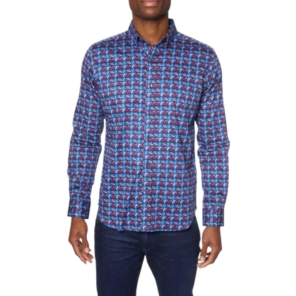 Chemise Robert Graham édition Limitée Brodée - Taille L - Coton - Neuf Sans étiquette