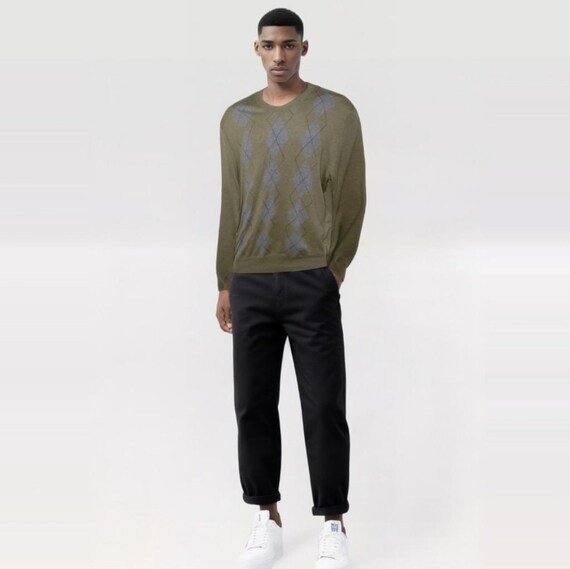 Pull En Cachemire 100% Banana Republic - Col V Bleu - Taille S - Occasion Très Bon état