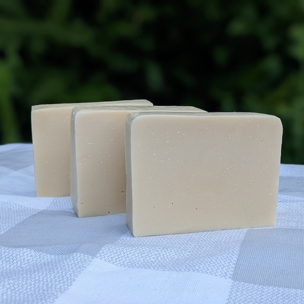 Sheep's Milk Castile Bar Soap, Old Fashioned Milk Soap, Unscented Soap Bar, Sensitive Skin Soap, Gentle Moisturizing Soap, Sheep's Milk Soap