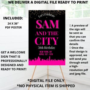 Sex and city banner - Etsy.de