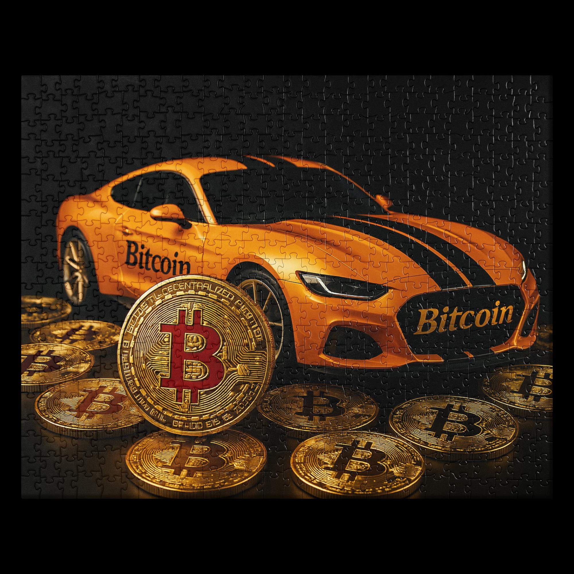 Crypto Muscle Bitcoin Jigsaw Puzzle - Etsy