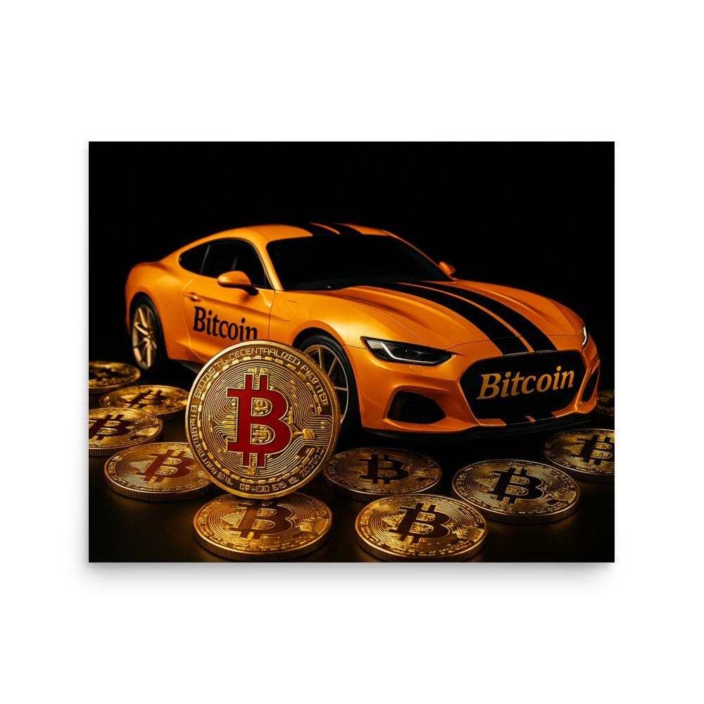 クリプトマッスルビットコインポスター - Etsy 日本