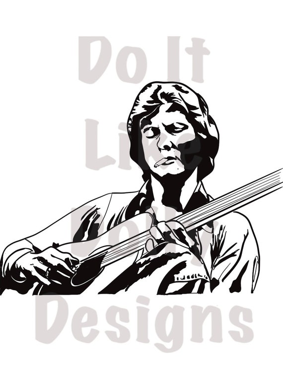 Bluegrass Drawing Bluegrass Guitar Tony Rice Drawing Png