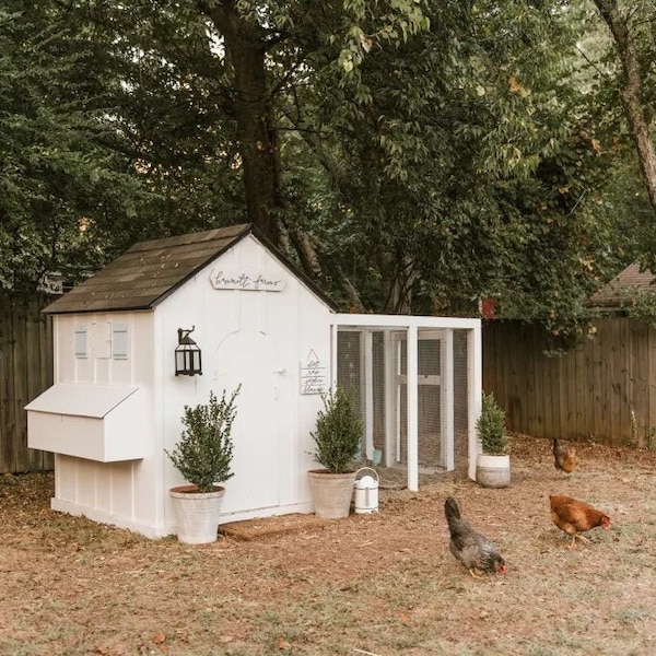 5x7 Chicken Coop DIY, The Garden Coop, Chicken Coop Plan, DIY Walk-In Chicken Coop and Run Plans, Instant Download, PDF plan
