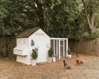 5x7 Chicken Coop DIY, The Garden Coop, Chicken Coop Plan, DIY Walk-In Chicken Coop and Run Plans, Instant Download, PDF plan