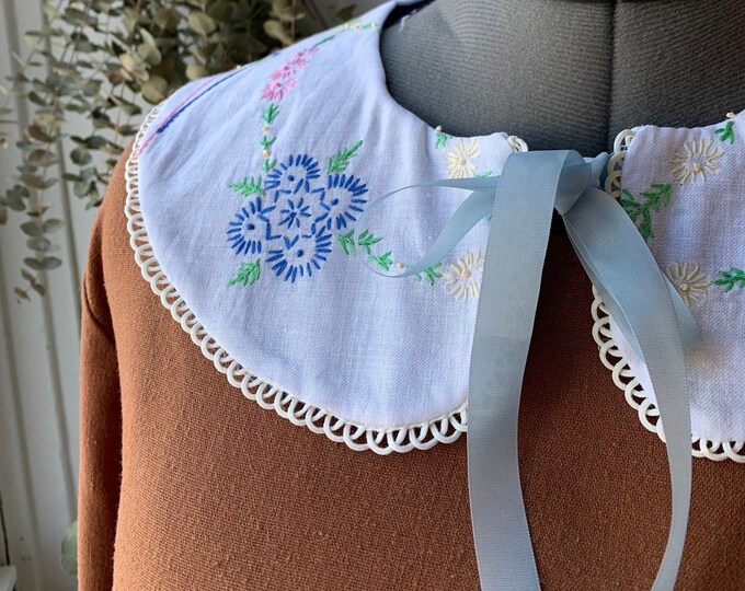 Blue and Pink Plaid Peter Pan Collar Bloomer Set