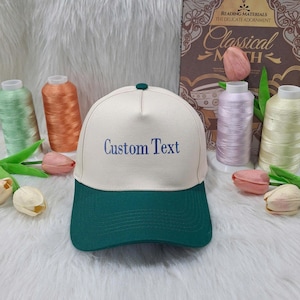 Custom Embroidered Hats, Personalized Dad Hat, Custom Text Hat, Gift For Her, Mama Hats, Christmas Gift, Bachelor Trip Hat