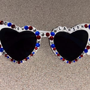 Kyle Larson Race Day Glasses| Rhinestone Glasses| Nascar