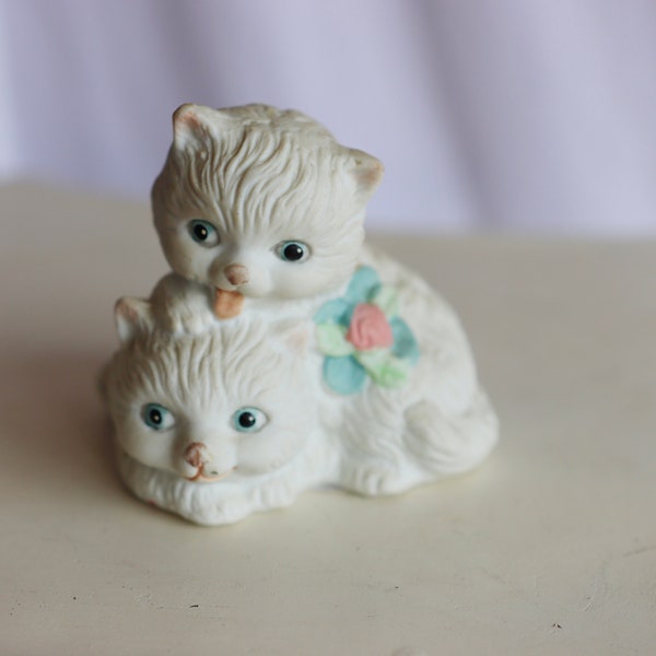 Kitties/ vintage cats/ retro cats/ kitties 1950s/ ceramic cats/ two cats/ porcelain cats