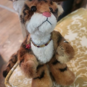 Vintage 50&#39;s Steiff stuffed tiger
